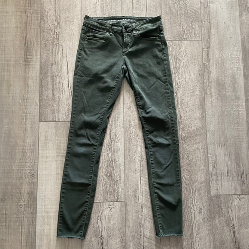 Articles of Society‎ Size Skinny Jeans Women’s size 26 Olive Green 5352PLG-764